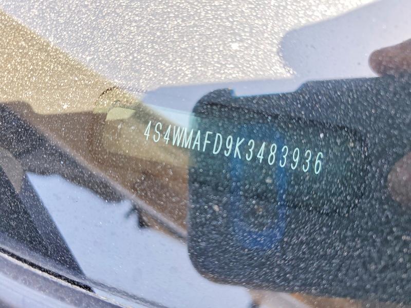 58324486 :رقم المزاد ، 4S4WMAFD9K3483936 vin ، 2019 Subaru Ascent مزاد بيع