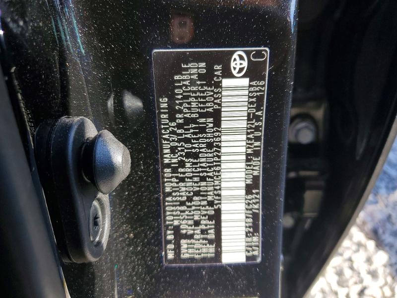 Продажа на аукционе авто 2026 Toyota Corolla, vin: 5YFS4MCE6TP273692, номер лота: 58706026