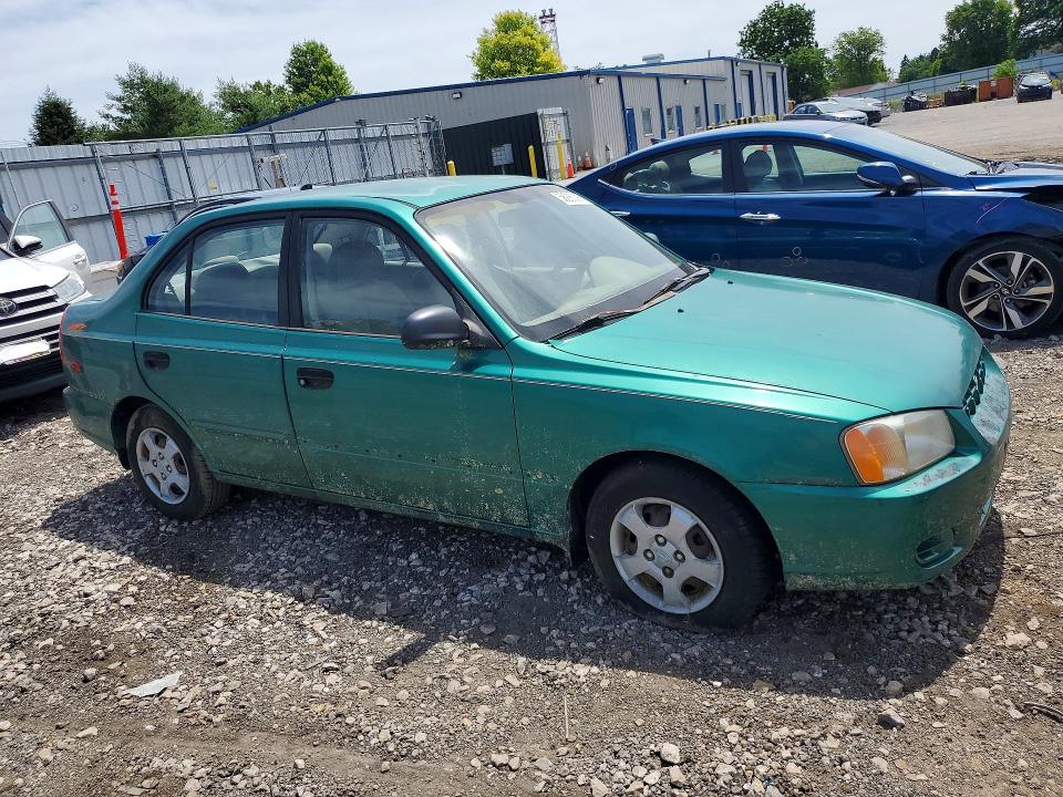 Продаж на аукціоні авто 2001 Hyundai Accent, vin: KMHCG45C91U169698, номер лоту: 58285096