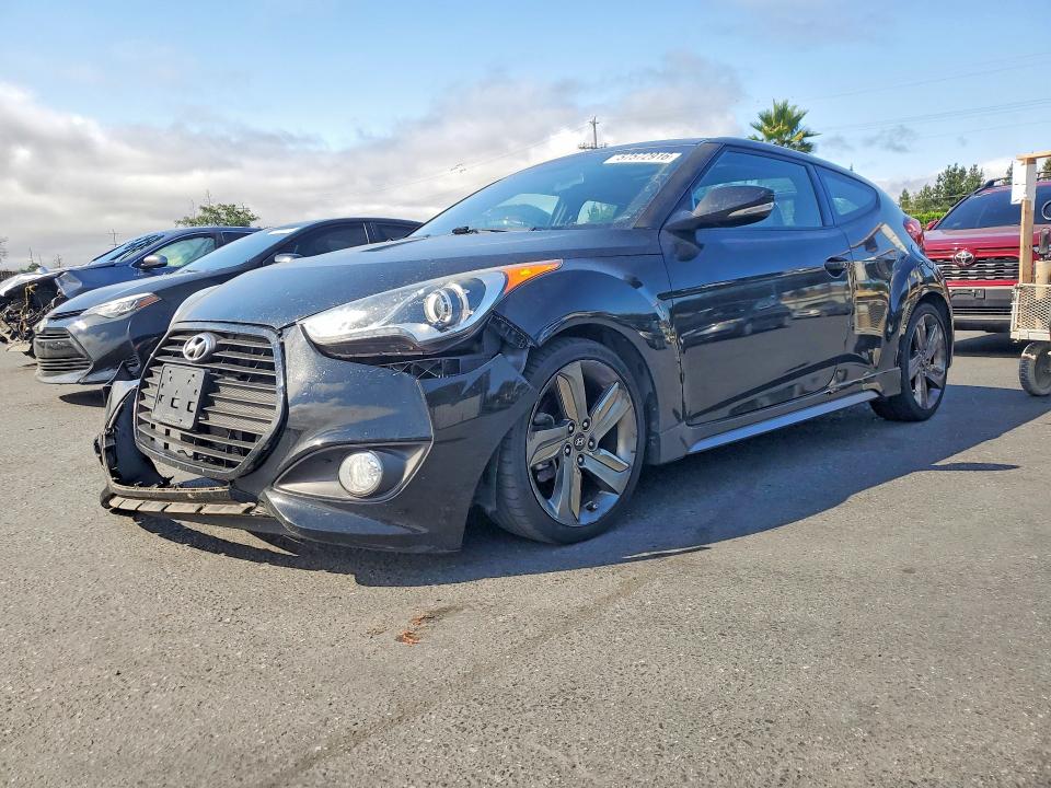 57572916 :رقم المزاد ، KMHTC6AE4FU222684 vin ، 2015 Hyundai Veloster مزاد بيع