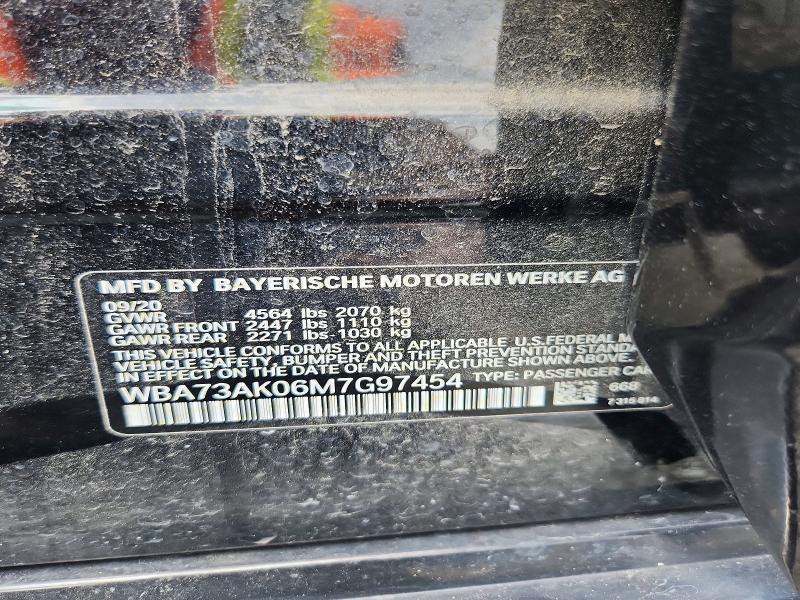Продаж на аукціоні авто 2021 Bmw 228i, vin: WBA73AK06M7G97454, номер лоту: 56249506