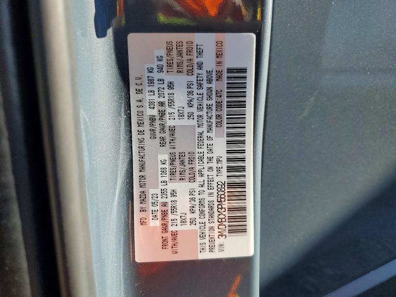 Продажа на аукционе авто 2023 Mazda Cx-30, vin: 3MVDMBCM3PM560892, номер лота: 57203826