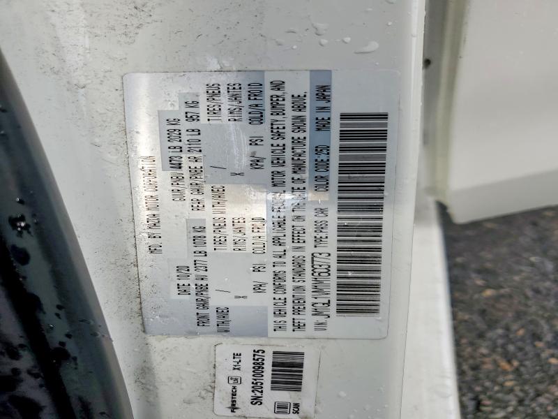 Aukcja sprzedaży 2021 Mazda 6, vin: JM1GL1VM1M1603773, numer aukcji: 58907376
