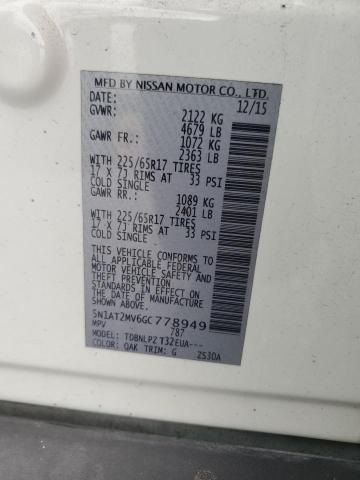 Продаж на аукціоні авто 2016 Nissan Rogue, vin: 5N1AT2MV6GC778949, номер лоту: 55951526