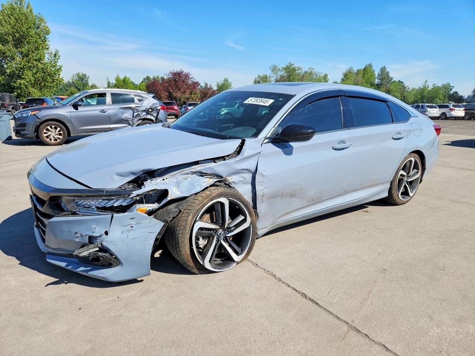 Продажа на аукционе авто 2021 Honda Accord, vin: 1HGCV2F34MA013895, номер лота: 57393946