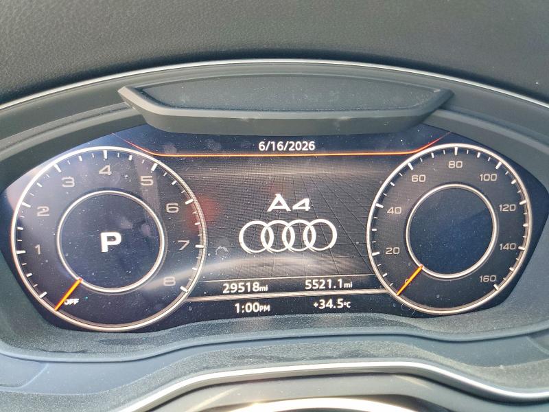 2018 Audi A4 მანქანა იყიდება აუქციონზე, vin: WAULMAF47JN005571, აუქციონის ნომერი: 57782136