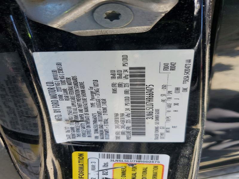 Aukcja sprzedaży 2017 Lincoln Mkz, vin: 3LN6L5LU7HR660475, numer aukcji: 59135596