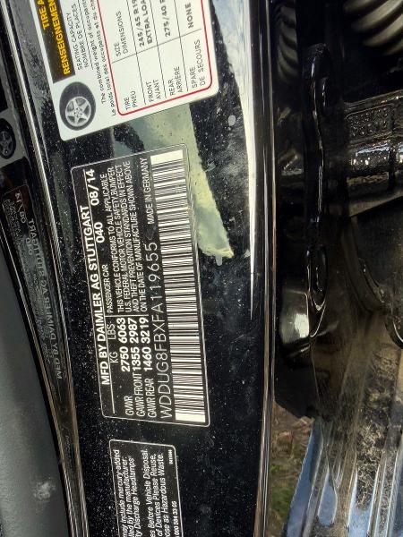Продаж на аукціоні авто 2015 Mercedes-benz S, vin: WDDUG8FBXFA119655, номер лоту: 57919936