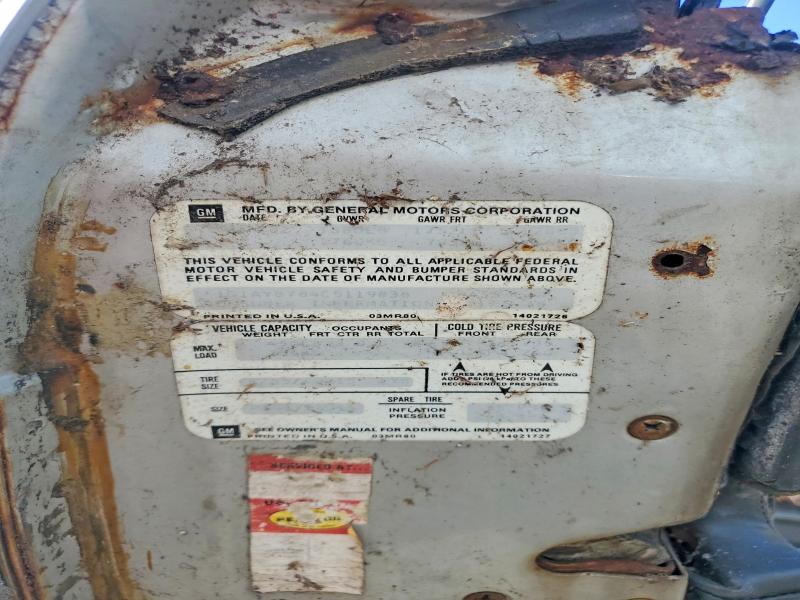 1982 Chevrolet Corvette მანქანა იყიდება აუქციონზე, vin: 1G1AY8784C5119838, აუქციონის ნომერი: 57498446