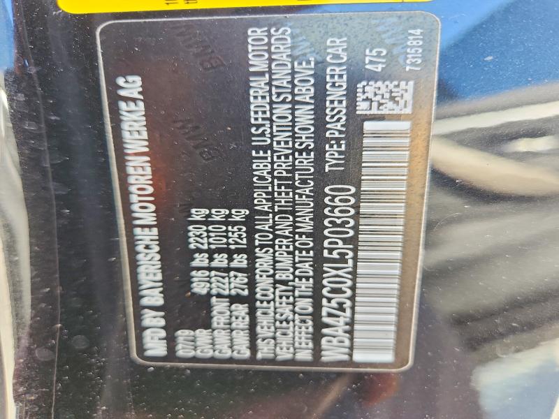 Продажа на аукционе авто 2020 Bmw 440i, vin: WBA4Z5C0XL5P03660, номер лота: 57700966
