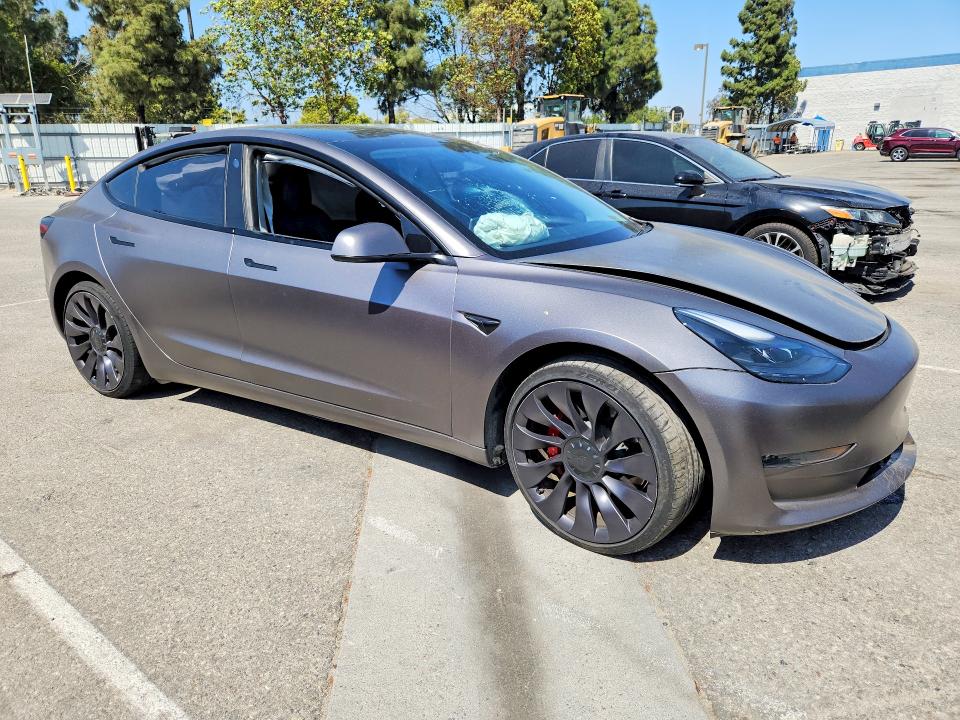 2021 Tesla Model 3 მანქანა იყიდება აუქციონზე, vin: 5YJ3E1EC8MF025047, აუქციონის ნომერი: 56343496