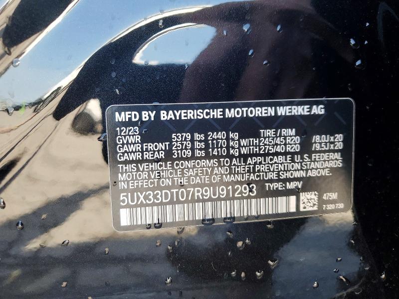 Aukcja sprzedaży 2024 Bmw X4, vin: 5UX33DT07R9U91293, numer aukcji: 55563186