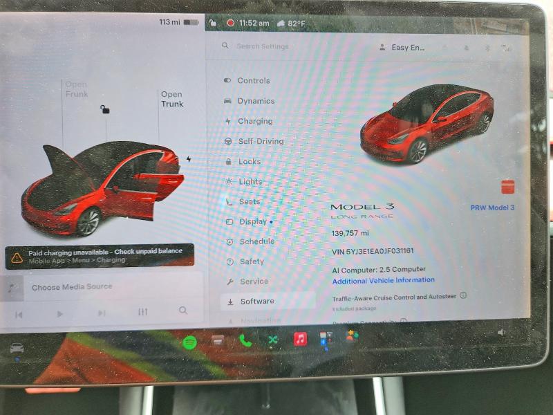 Aukcja sprzedaży 2018 Tesla Model 3, vin: 5YJ3E1EA0JF031161, numer aukcji: 56414456