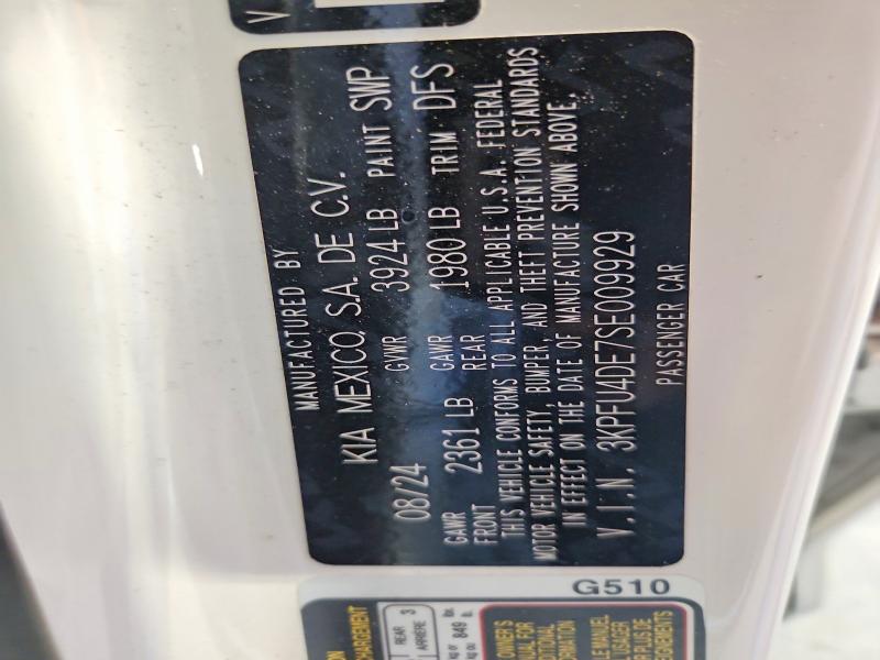 Продажа на аукционе авто 2025 Kia K4, vin: 3KPFU4DE7SE009929, номер лота: 57331416