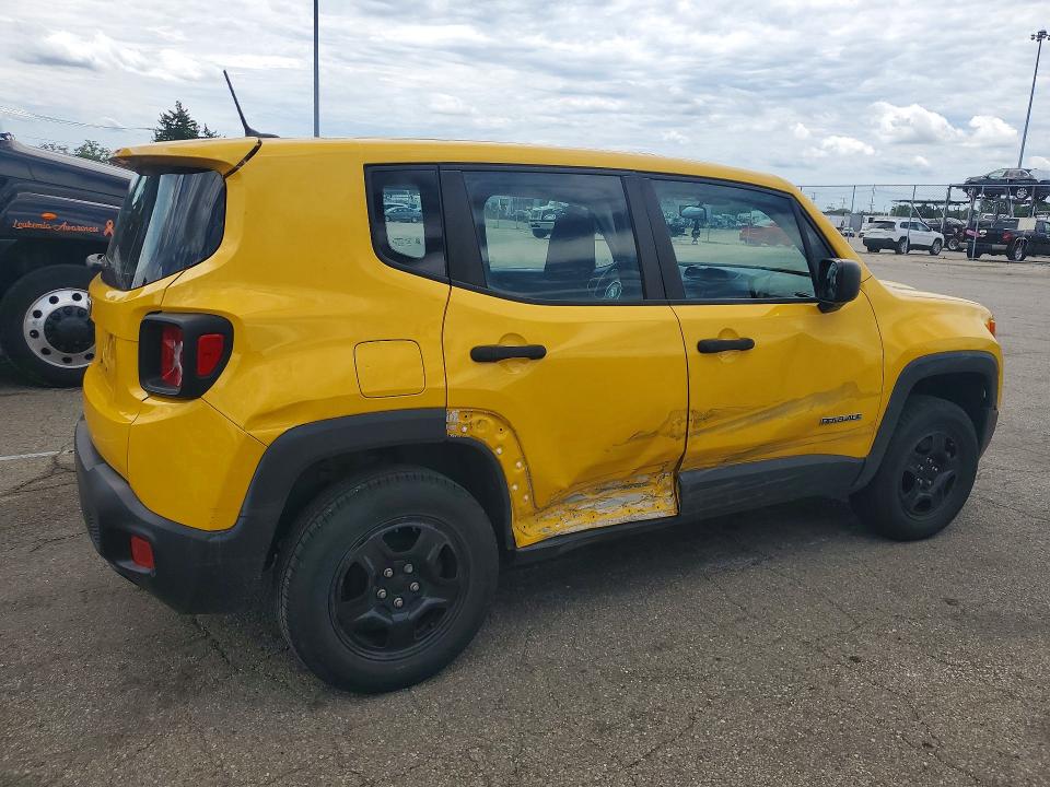 57553786 :رقم المزاد ، ZACCJBAH1HPF04296 vin ، 2017 Jeep Renegade مزاد بيع