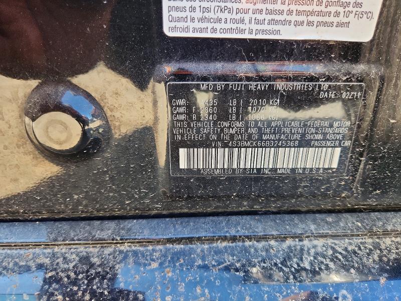 Aukcja sprzedaży 2011 Subaru Legacy, vin: 4S3BMCK66B3245368, numer aukcji: 57562346