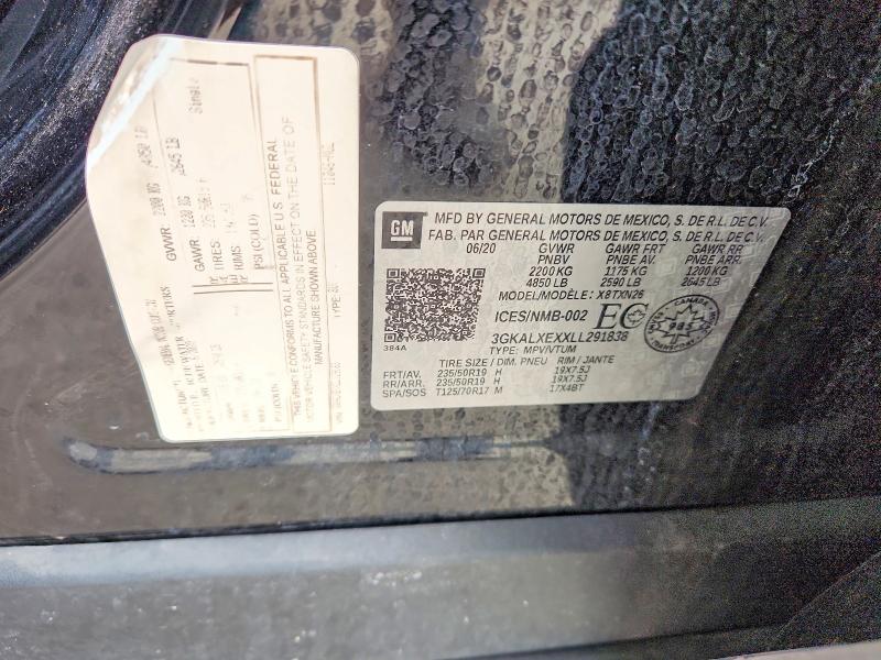 Продаж на аукціоні авто 2020 Gmc Terrain, vin: 3GKALXEXXLL291838, номер лоту: 58990986