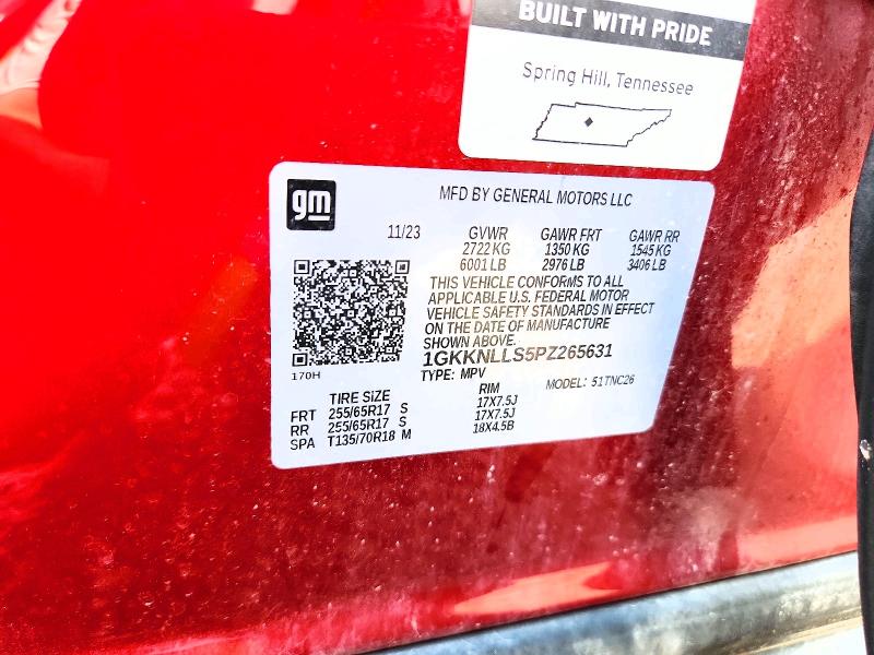 56596796 :رقم المزاد ، 1GKKNLLS5PZ265631 vin ، 2023 Gmc Acadia مزاد بيع
