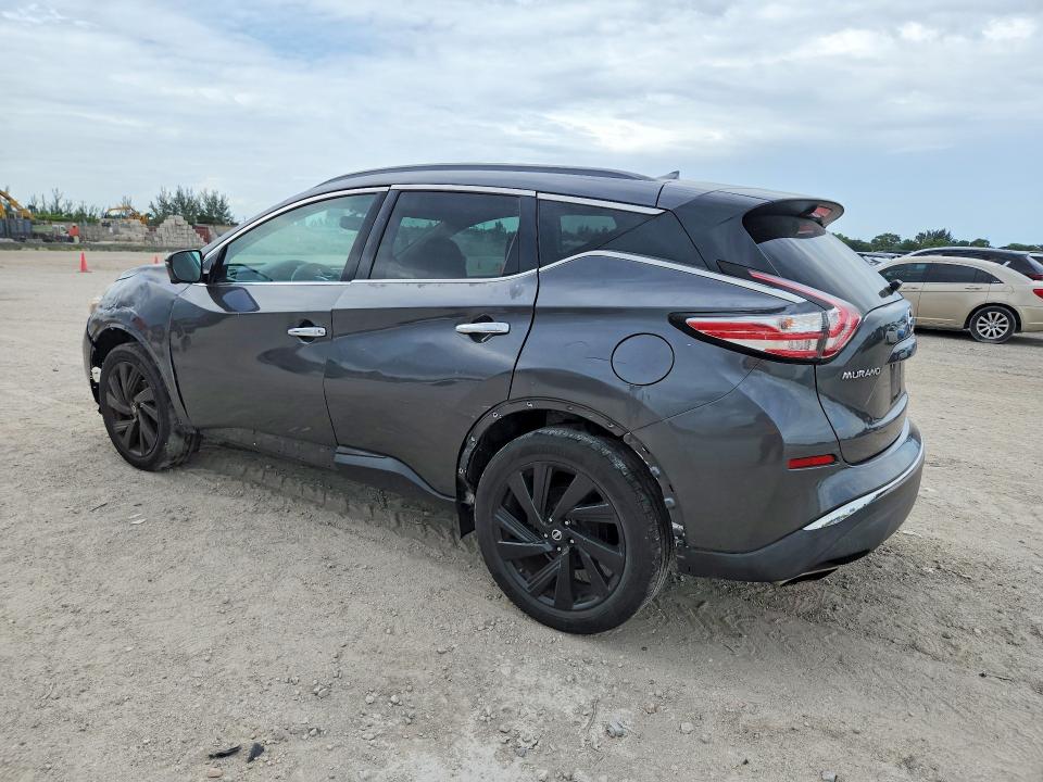 2016 Nissan Murano მანქანა იყიდება აუქციონზე, vin: 5N1AZ2MG3GN118498, აუქციონის ნომერი: 55850076