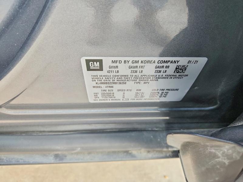 Продажа на аукционе авто 2021 Buick Encore Gx, vin: KL4MMBS22MB136358, номер лота: 58814736