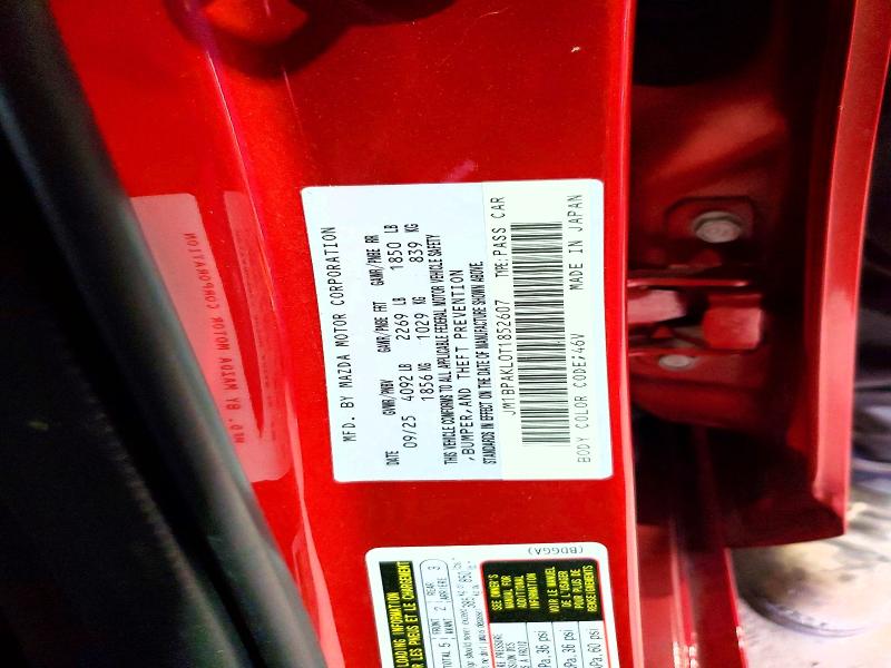55555646 :رقم المزاد ، JM1BPAKL0T1852607 vin ، 2026 Mazda 3 مزاد بيع