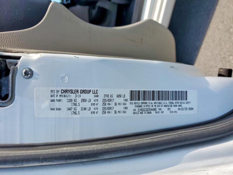 Продаж на аукціоні авто 2014 Dodge Grand Caravan, vin: 2C4RDGCG5ER344885, номер лоту: 56709276