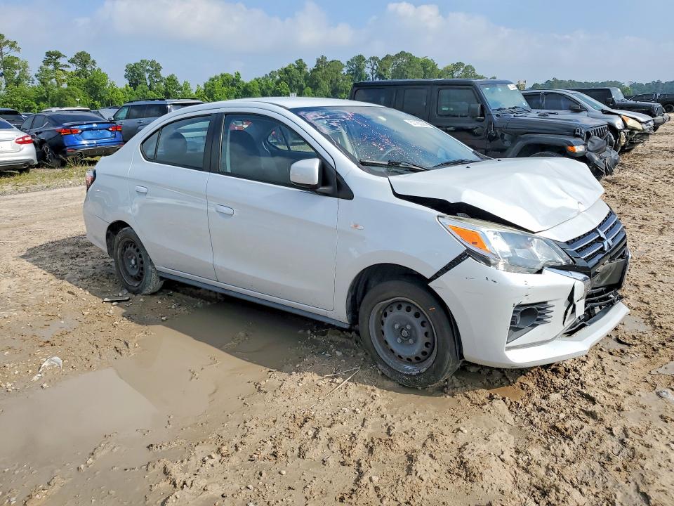 2021 Mitsubishi Mirage მანქანა იყიდება აუქციონზე, vin: ML32FUFJ2MHF02052, აუქციონის ნომერი: 57765086