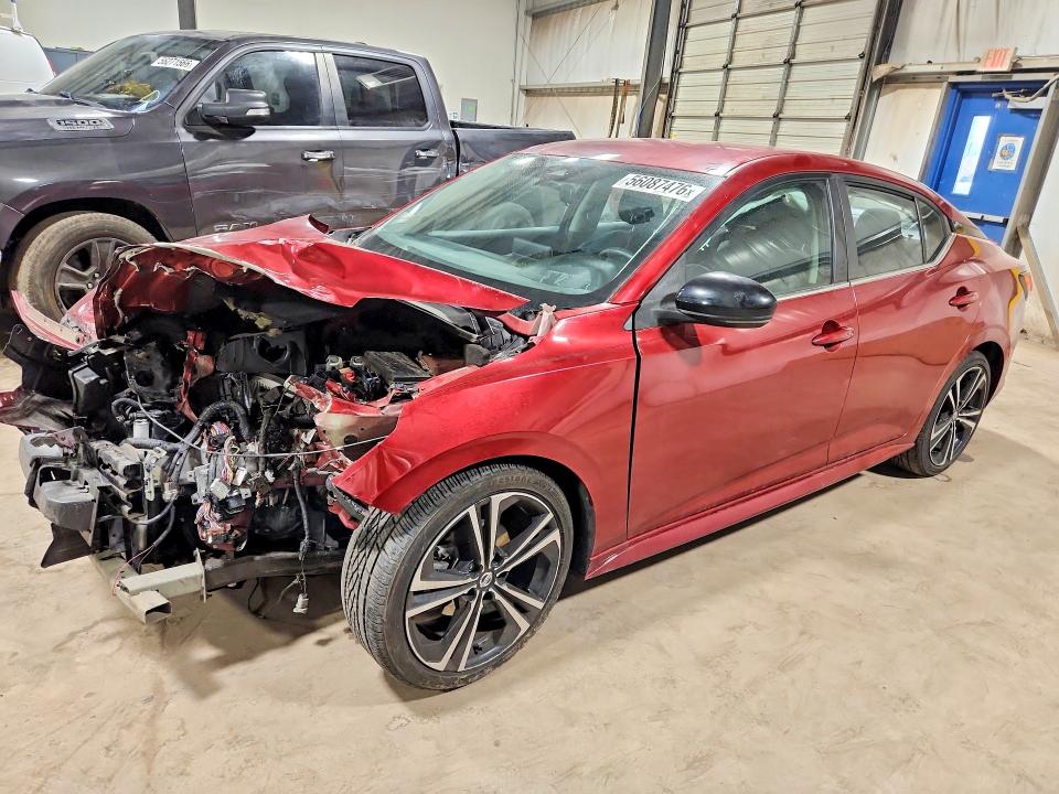 56087476 :رقم المزاد ، 3N1AB8DV7MY232905 vin ، 2021 Nissan Sentra مزاد بيع