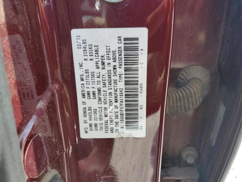 Продажа на аукционе авто 2015 Acura Tlx, vin: 19UUB1F57FA016642, номер лота: 59243016