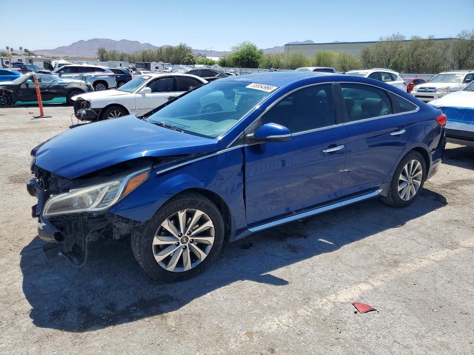 55954966 :رقم المزاد ، 5NPE34AF0HH500438 vin ، 2017 Hyundai Sonata مزاد بيع