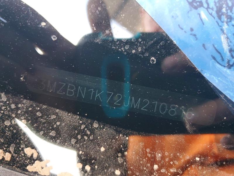 Aukcja sprzedaży 2018 Mazda 3, vin: 3MZBN1K72JM210816, numer aukcji: 57231256