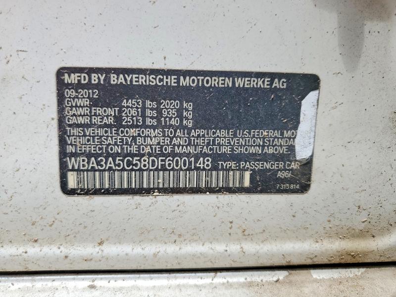 Aukcja sprzedaży 2013 Bmw 328, vin: WBA3A5C58DF600148, numer aukcji: 57205086