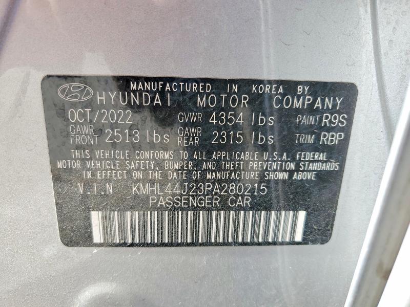 Продажа на аукционе авто 2023 Hyundai Sonata, vin: KMHL44J23PA280215, номер лота: 57202216