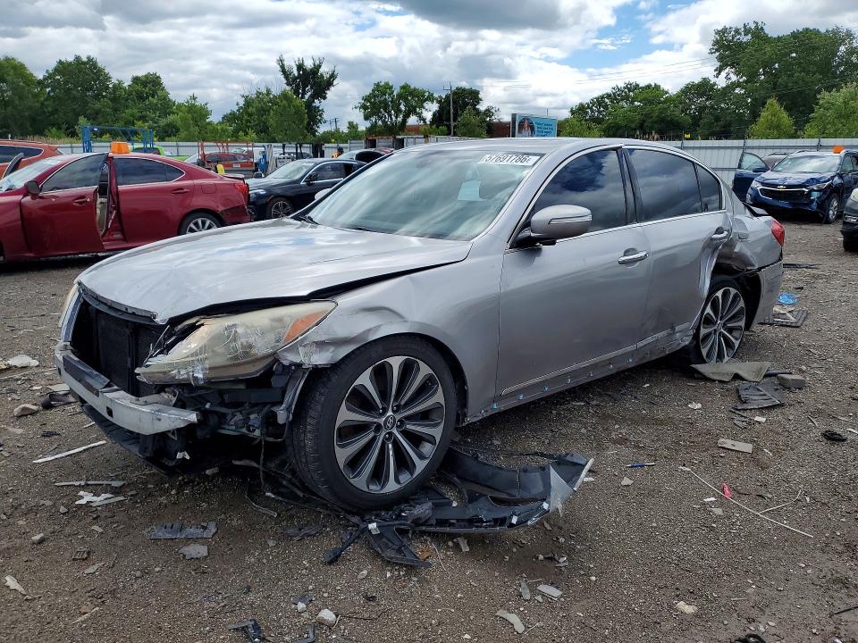 2012 Hyundai Genesis მანქანა იყიდება აუქციონზე, vin: KMHGC4DH0CU191800, აუქციონის ნომერი: 57691786