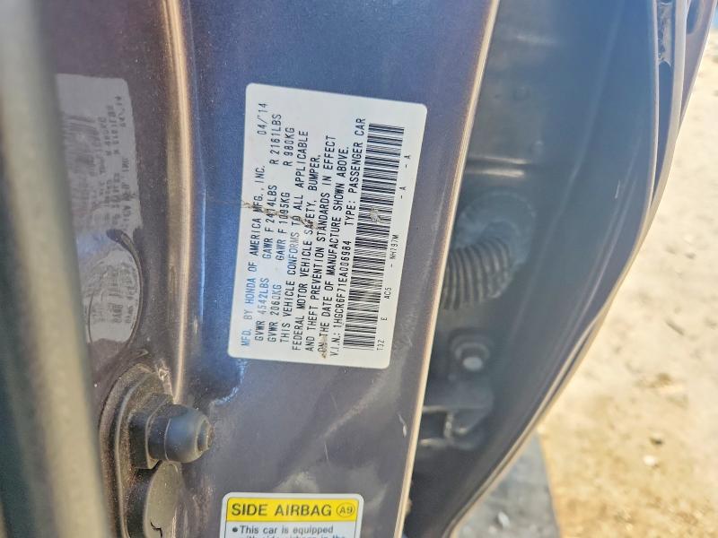 Aukcja sprzedaży 2014 Honda Accord, vin: 1HGCR6F71EA006984, numer aukcji: 58512216