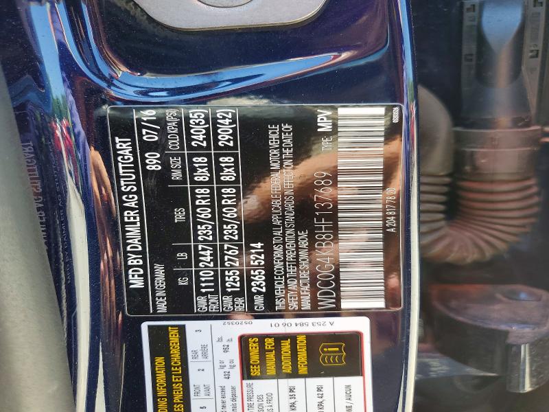 Продажа на аукционе авто 2017 Mercedes-benz Glc, vin: WDC0G4KB8HF137689, номер лота: 58246976
