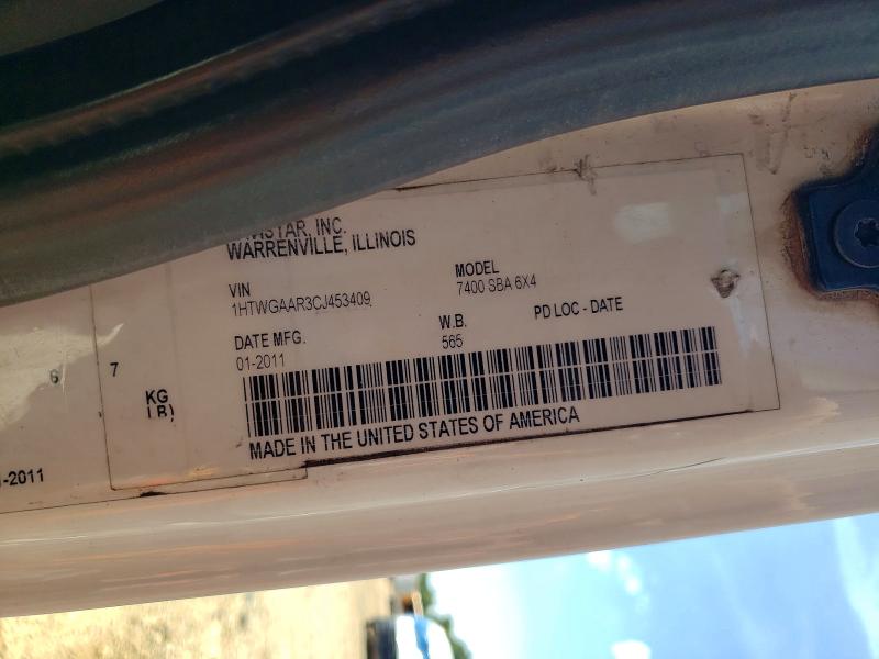57751696 :رقم المزاد ، 1HTWGAAR3CJ453409 vin ، 2012 International 7000 مزاد بيع