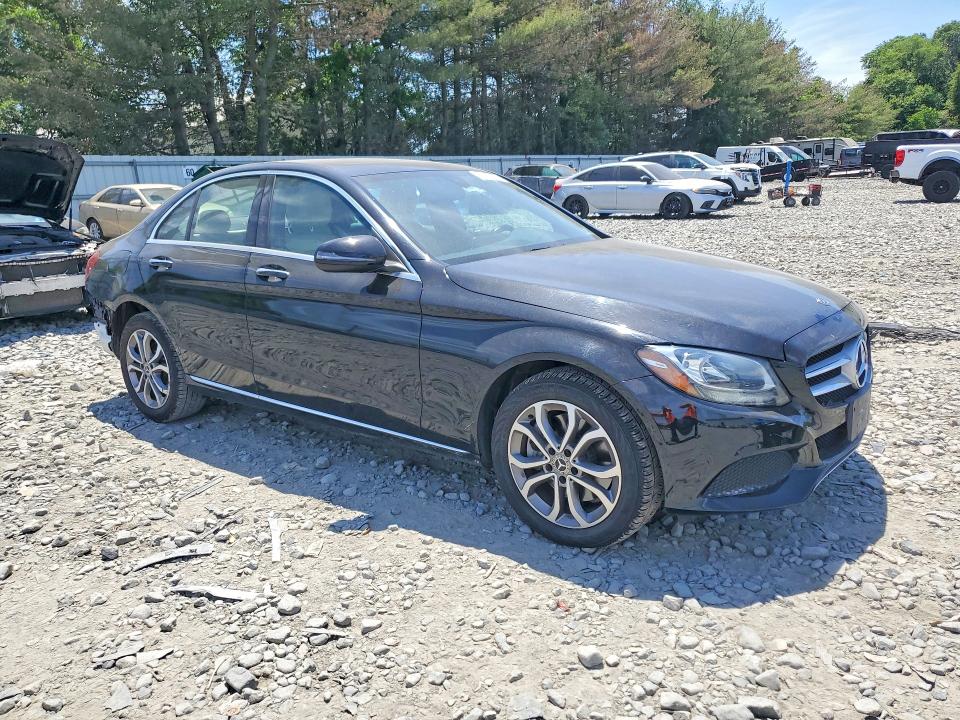 2018 Mercedes-benz C მანქანა იყიდება აუქციონზე, vin: 55SWF4KB4JU249563, აუქციონის ნომერი: 56025036
