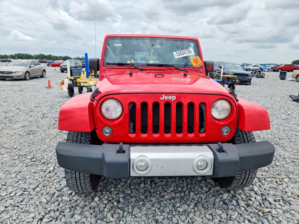 Продажа на аукционе авто 2015 Jeep Wrangler Unlimited, vin: 1C4BJWEGXFL527971, номер лота: 55834736