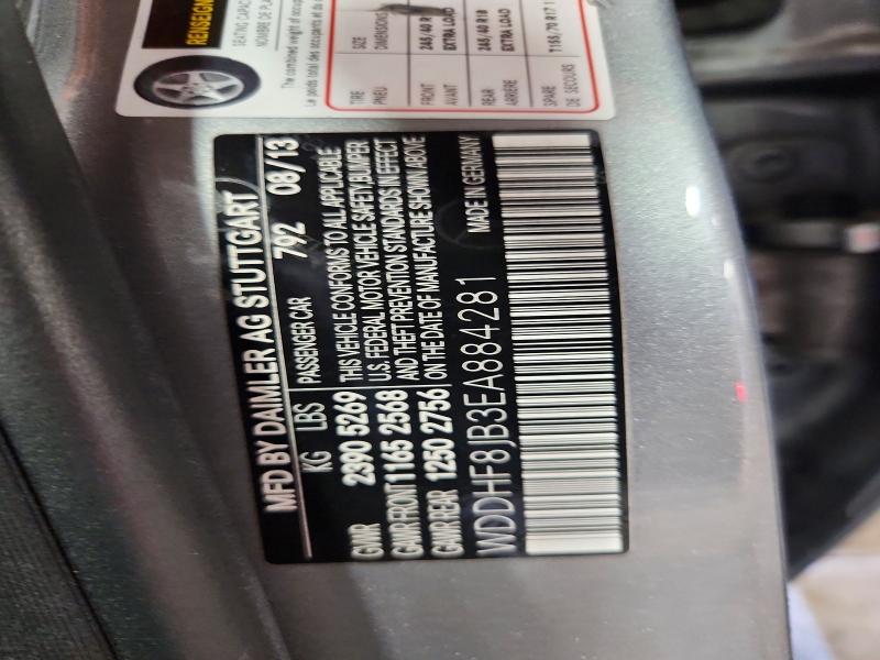 55160936 :رقم المزاد ، WDDHF8JB3EA884281 vin ، 2014 Mercedes-benz E مزاد بيع