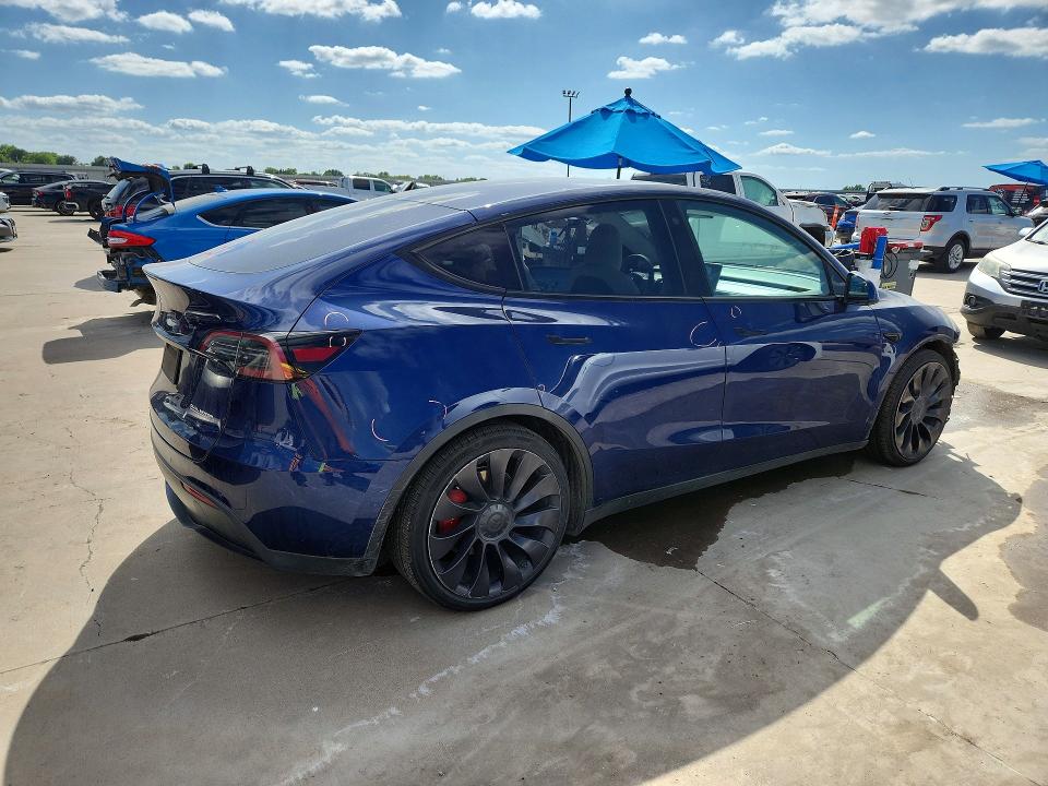 54170016 :رقم المزاد ، 5YJYGDEF5MF270111 vin ، 2021 Tesla Model Y مزاد بيع