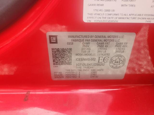 Aukcja sprzedaży 2018 Gmc Sierra, vin: 1GTV2LEH7JZ285292, numer aukcji: 55014246