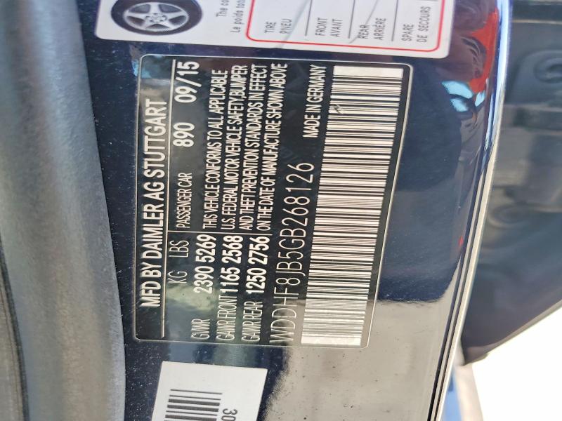 Продаж на аукціоні авто 2016 Mercedes-benz E, vin: WDDHF8JB5GB268126, номер лоту: 59194756
