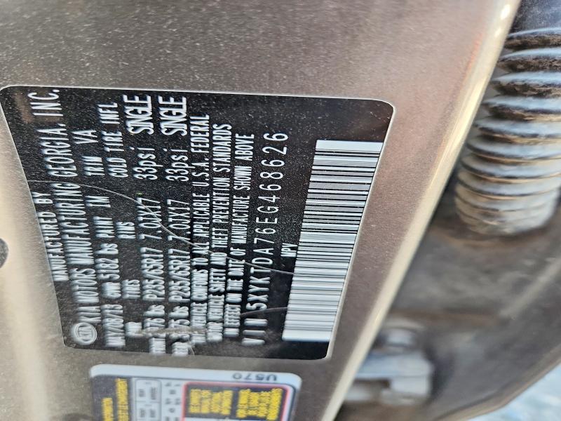 Aukcja sprzedaży 2014 Kia Sorento, vin: 5XYKTDA76EG468626, numer aukcji: 57497526