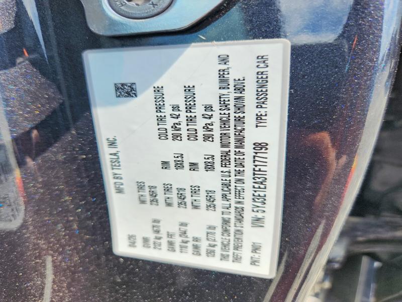 Продажа на аукционе авто 2026 Tesla Model 3, vin: 5YJ3E1EA3TF177198, номер лота: 58551256