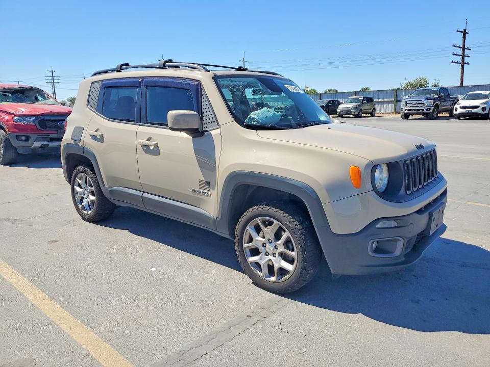 2016 Jeep Renegade მანქანა იყიდება აუქციონზე, vin: ZACCJBBT5GPD79580, აუქციონის ნომერი: 57406676