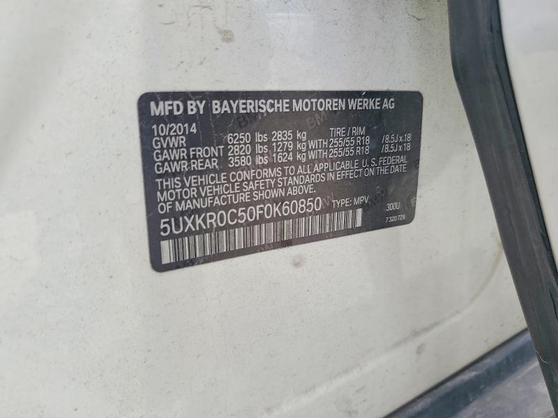 Aukcja sprzedaży 2015 Bmw X5, vin: 5UXKR0C50F0K60850, numer aukcji: 58354476