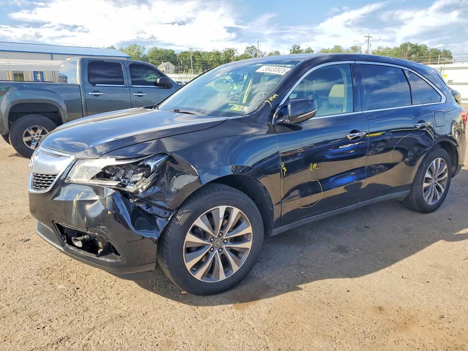 2016 Acura Mdx მანქანა იყიდება აუქციონზე, vin: 5FRYD4H48GB051486, აუქციონის ნომერი: 56430926
