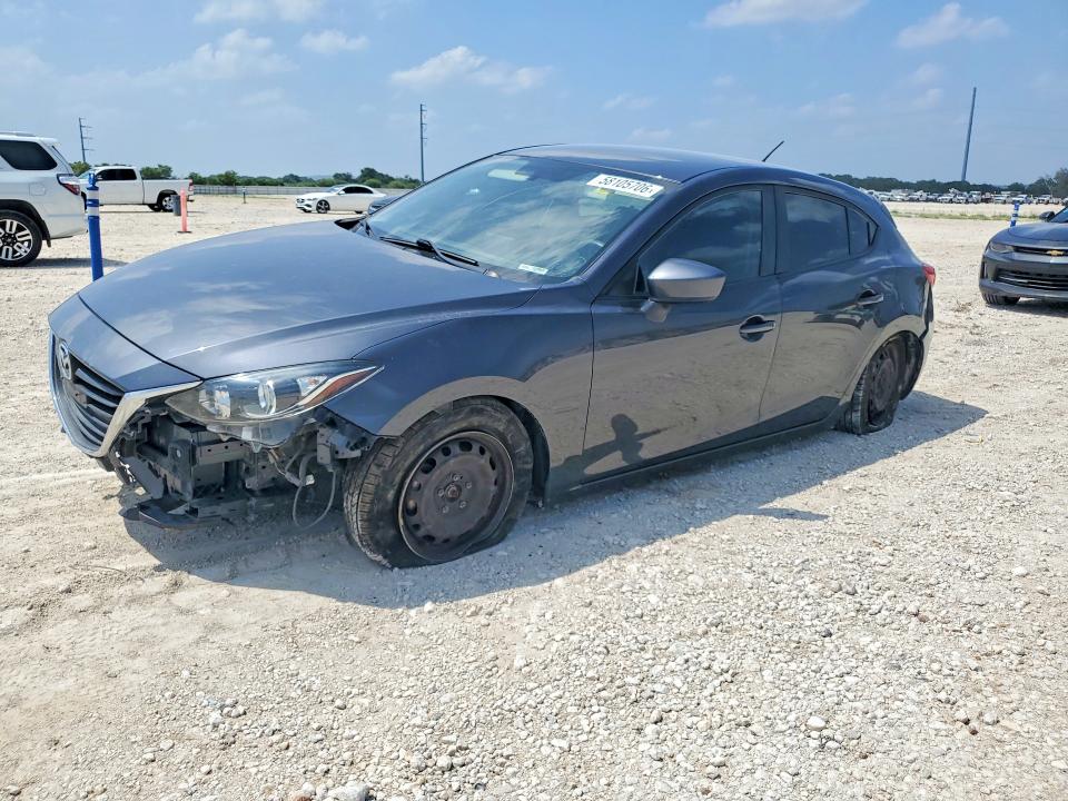 58105706 :رقم المزاد ، 3MZBM1K76FM176597 vin ، 2015 Mazda 3 مزاد بيع