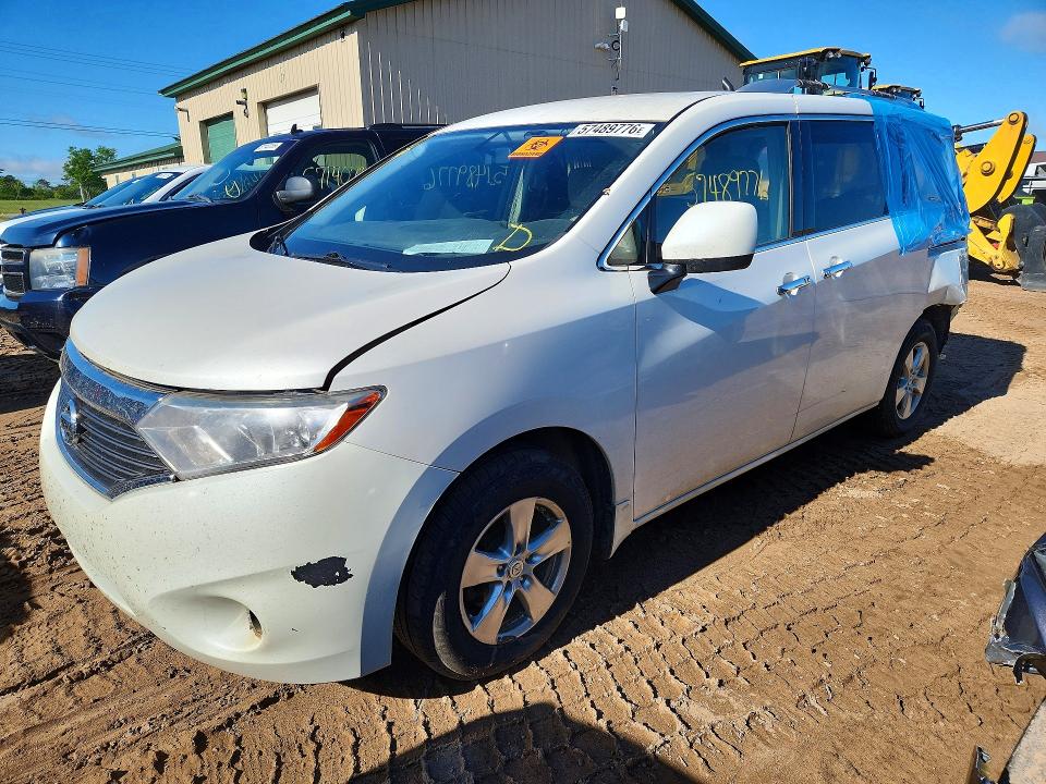 Продаж на аукціоні авто 2016 Nissan Quest, vin: JN8AE2KP7G9151259, номер лоту: 57489776